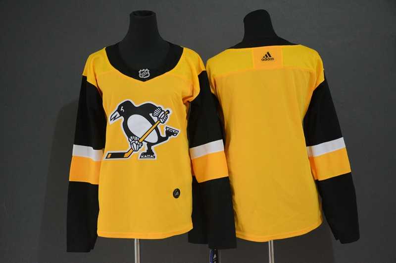 Women Penguins Blank Yellow Adidas Jersey,We sell and wholesale Women Penguins Blank Yellow Adidas Jersey on line form chian!